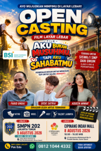 Open Casting Film Layar Lebar