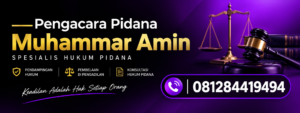 Pengacara Pidana Muhammar Amin
